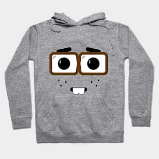 Funny Face Nerd Hoodie